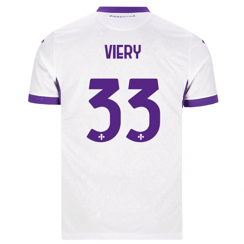 DanxenキッズViery#33ホワイト パープルアウェイシャツ2026/27ジャージーユニフォーム