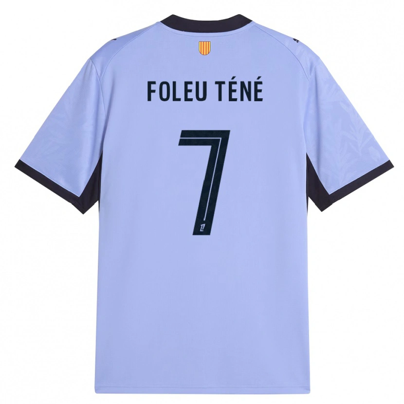 DanxenキッズKrys Foleu Téné#7ラベンダー 黒サードユニフォームシャツ2026/27ジャージーユニフォーム