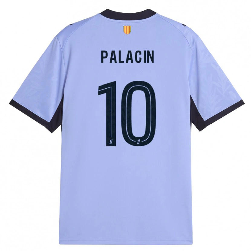 Danxenキッズサラ・パラシン#10ラベンダー 黒サードユニフォームシャツ2026/27ジャージーユニフォーム