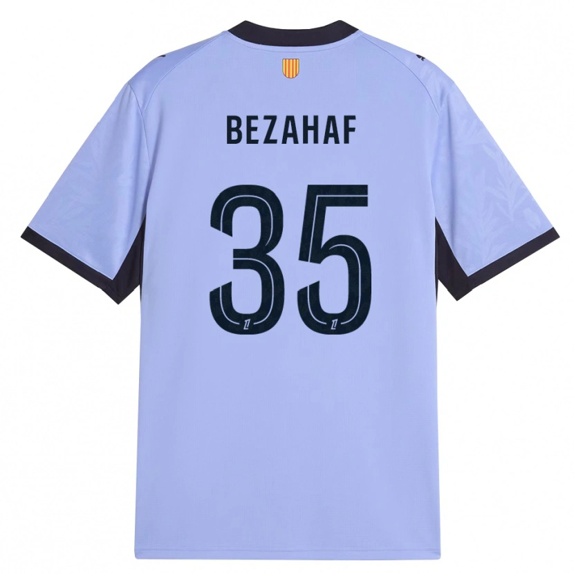DanxenキッズKelyann Bezahaf#35ラベンダー 黒サードユニフォームシャツ2026/27ジャージーユニフォーム
