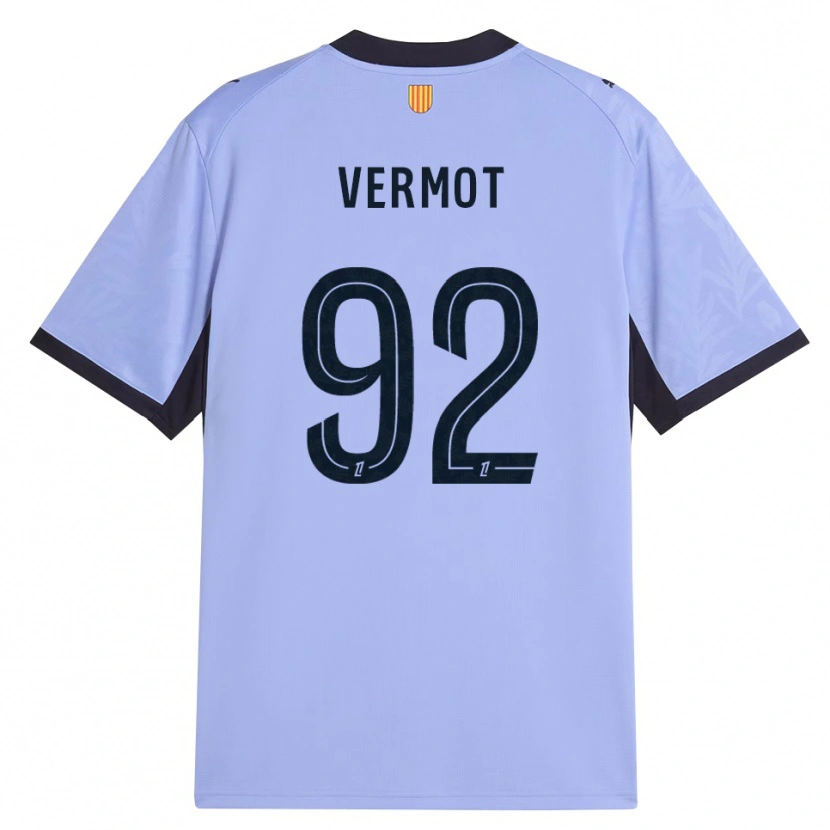 DanxenキッズThéo Vermot#92ラベンダー 黒サードユニフォームシャツ2026/27ジャージーユニフォーム