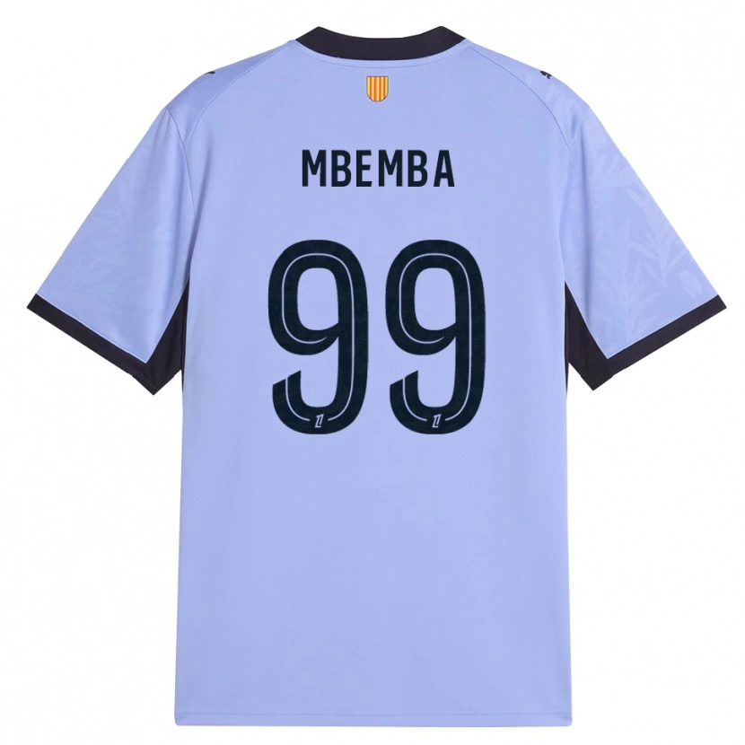 Danxenキッズシャンセル・ムベンバ#99ラベンダー 黒サードユニフォームシャツ2026/27ジャージーユニフォーム