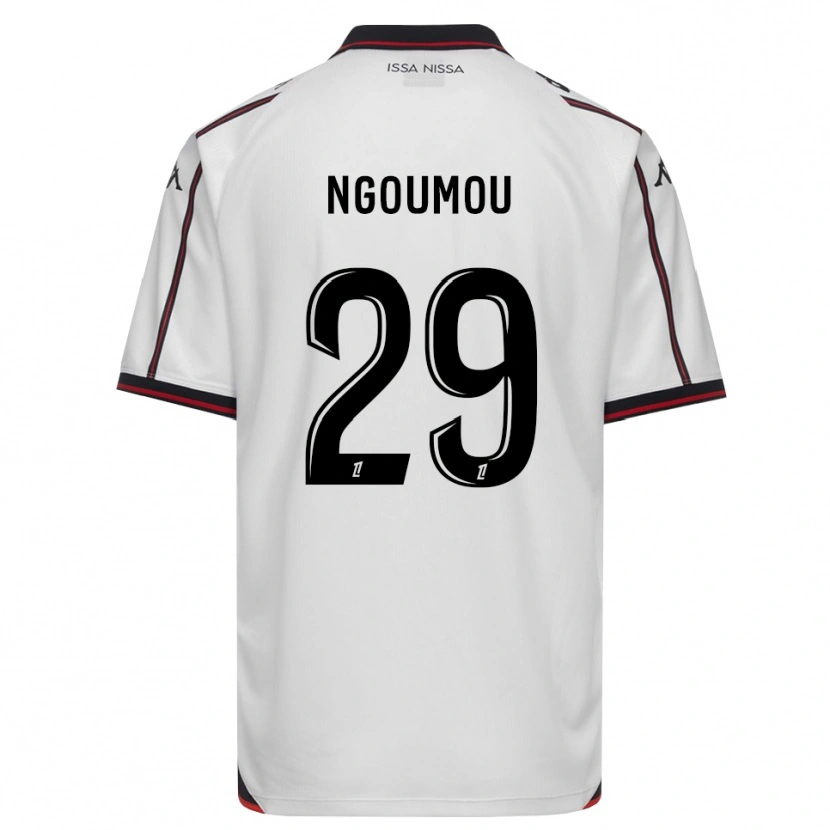 Danxenキッズネイサン・グーモウ#29黒 白アウェイシャツ2026/27ジャージーユニフォーム
