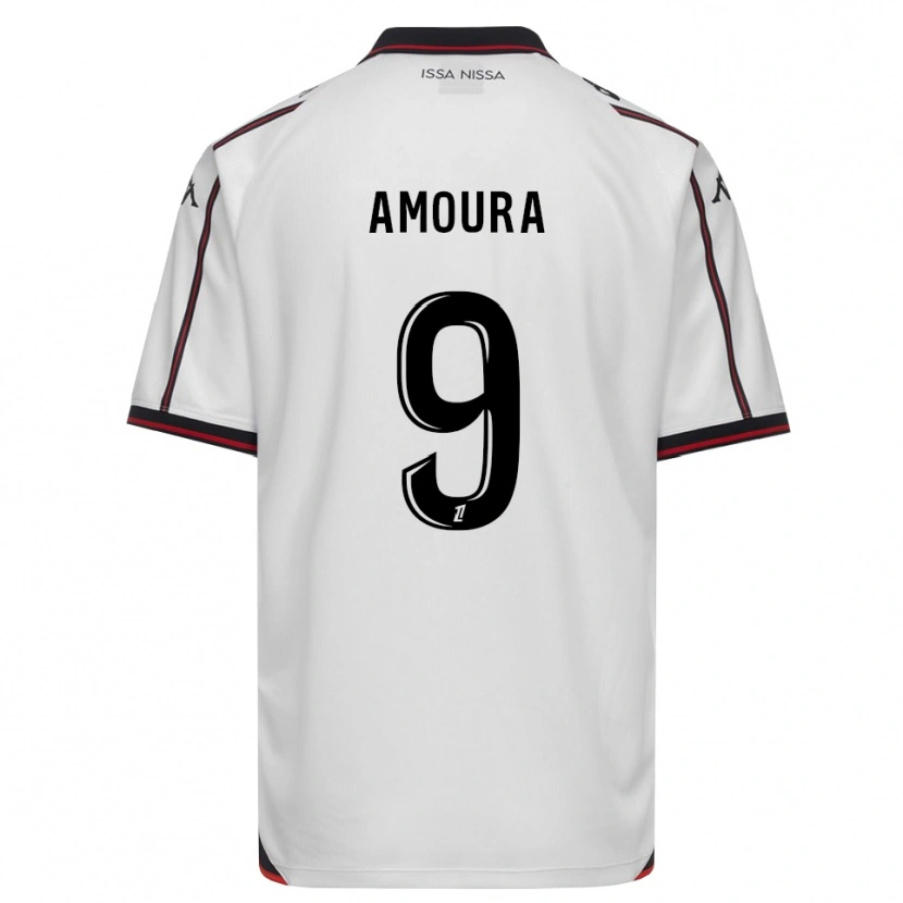 Danxenキッズモハメド・エル=アミーン・アムーラ#9黒 白アウェイシャツ2026/27ジャージーユニフォーム