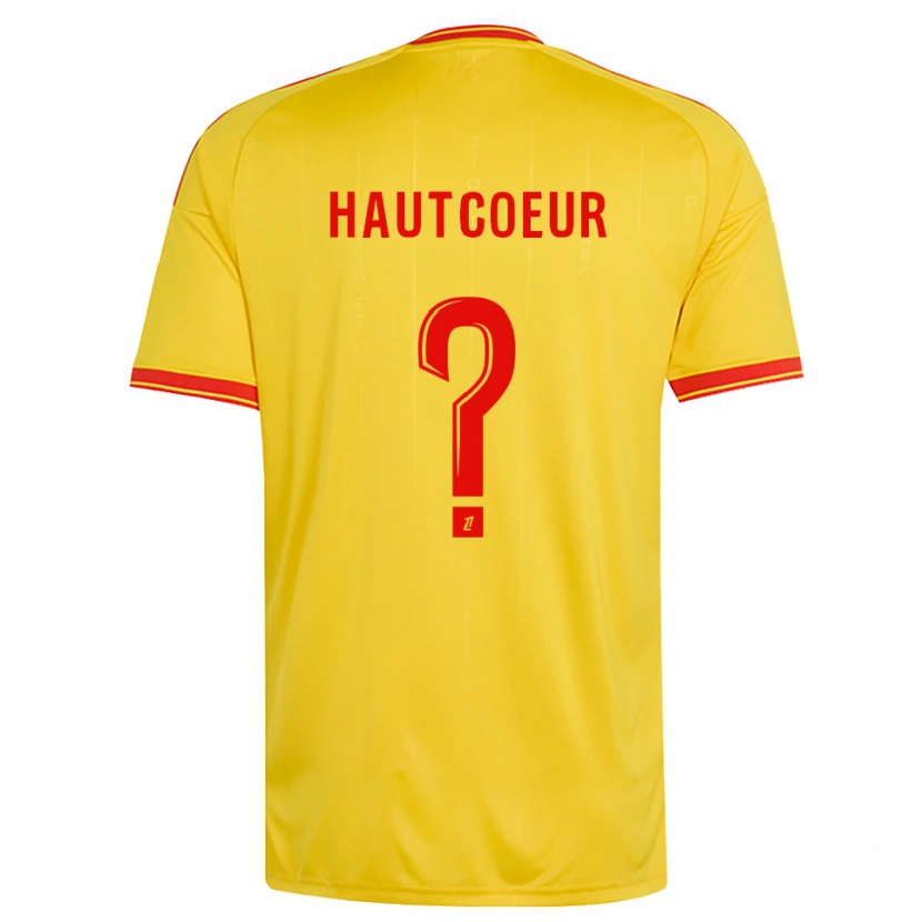 DanxenメンズAgathe Hautcoeur#0金 オレンジ 赤ホームシャツ2026/27ジャージーユニフォーム