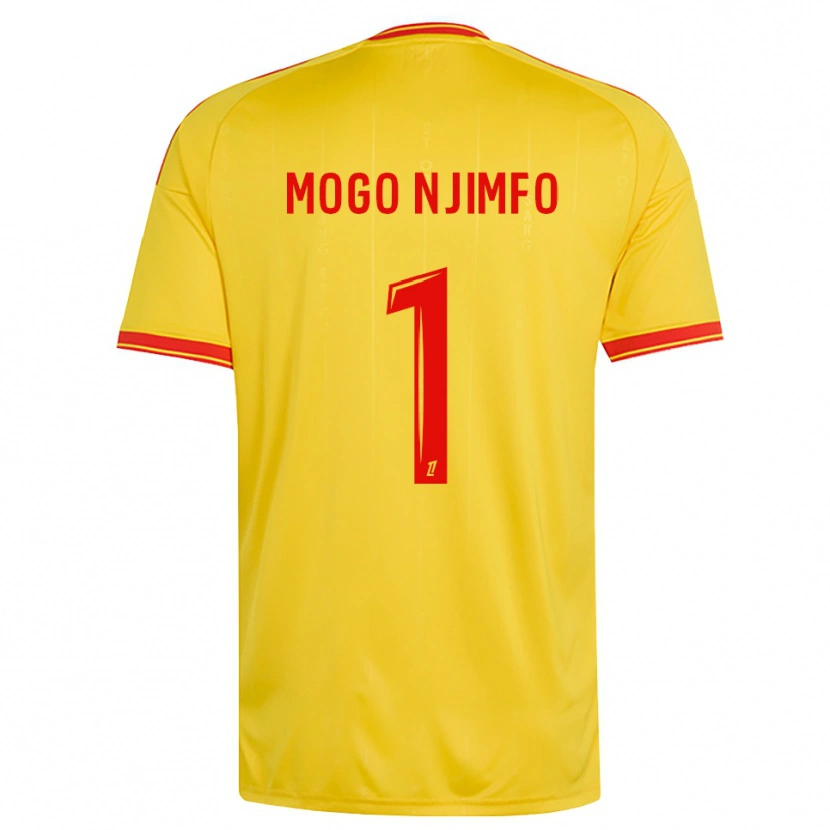 DanxenメンズArthur Mogo Njimfo#1金 オレンジ 赤ホームシャツ2026/27ジャージーユニフォーム