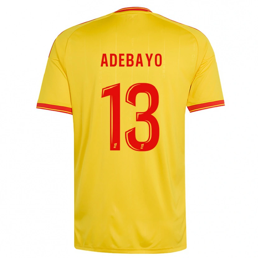 DanxenメンズKamil Adebayo#13金 オレンジ 赤ホームシャツ2026/27ジャージーユニフォーム