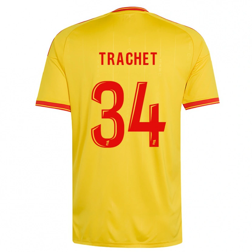 DanxenメンズAmélie Trachet#34金 オレンジ 赤ホームシャツ2026/27ジャージーユニフォーム