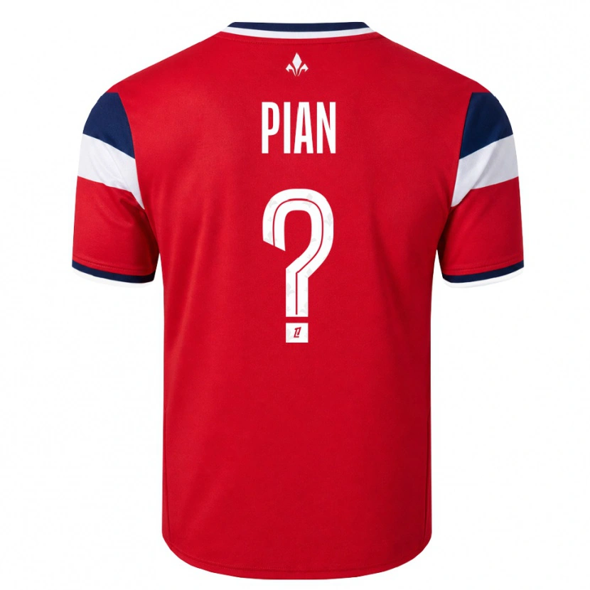 Danxenメンズジュリー・ピーアン#0赤 白 ロイヤルブルーホームシャツ2026/27ジャージーユニフォーム