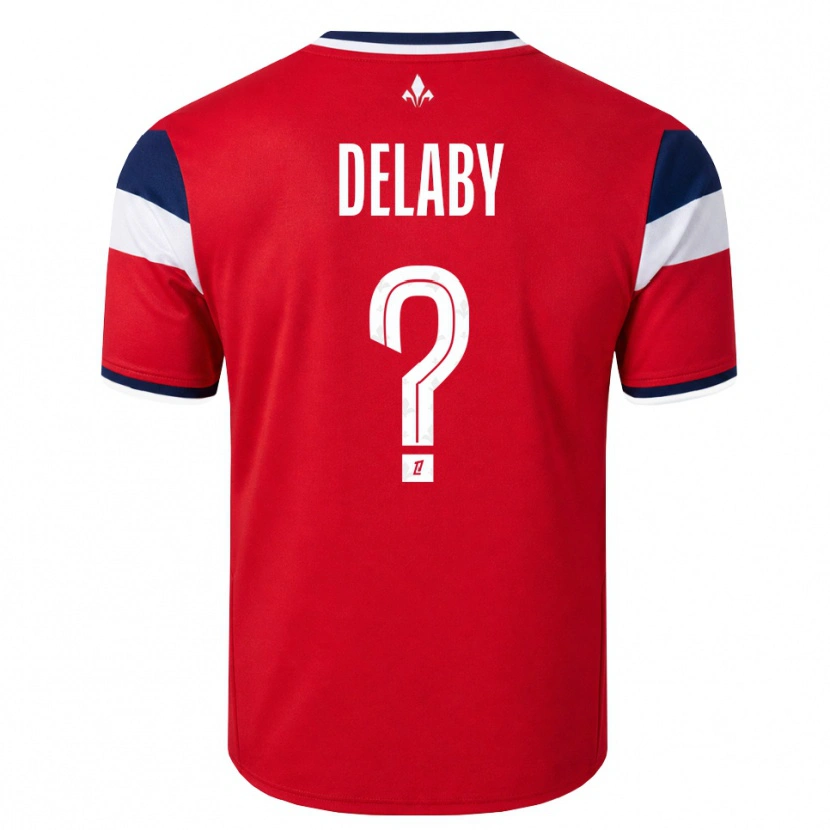 DanxenメンズCélia Delaby#0赤 白 ロイヤルブルーホームシャツ2026/27ジャージーユニフォーム