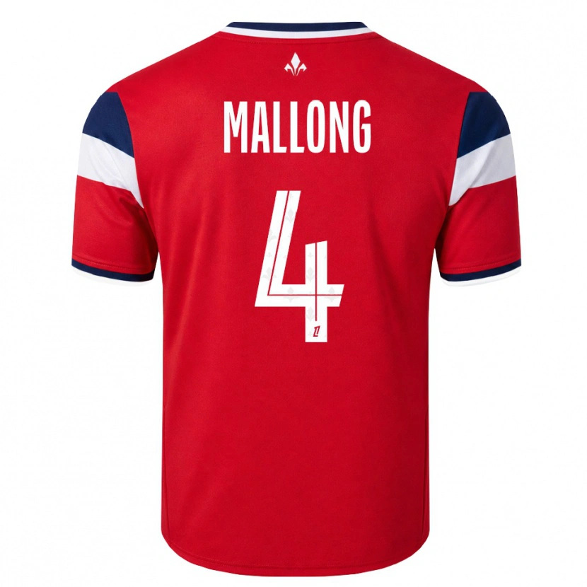 DanxenメンズRaphaël Mallong#4赤 白 ロイヤルブルーホームシャツ2026/27ジャージーユニフォーム