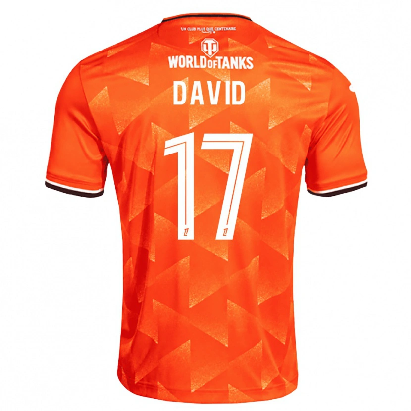 DanxenメンズDune David#17オレンジ 白 黒ホームシャツ2026/27ジャージーユニフォーム