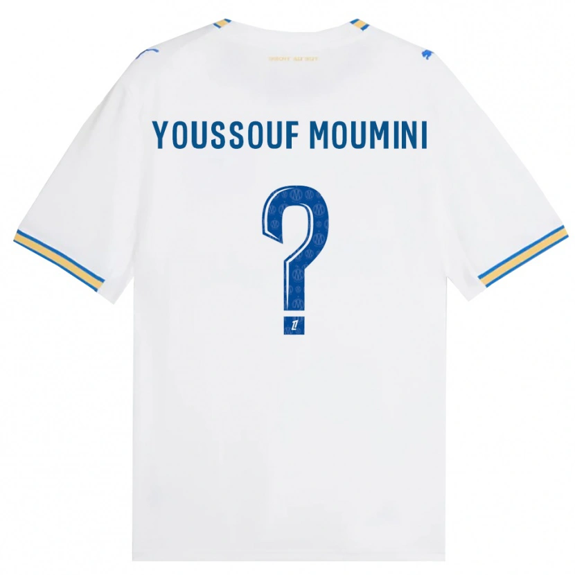 DanxenメンズYakine Youssouf Moumini#0ドジャーブルー 白ホームシャツ2026/27ジャージーユニフォーム