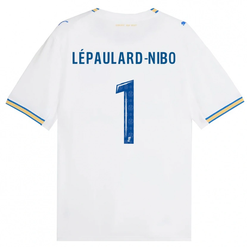 DanxenメンズMailey Lépaulard-Nibo#1ドジャーブルー 白ホームシャツ2026/27ジャージーユニフォーム