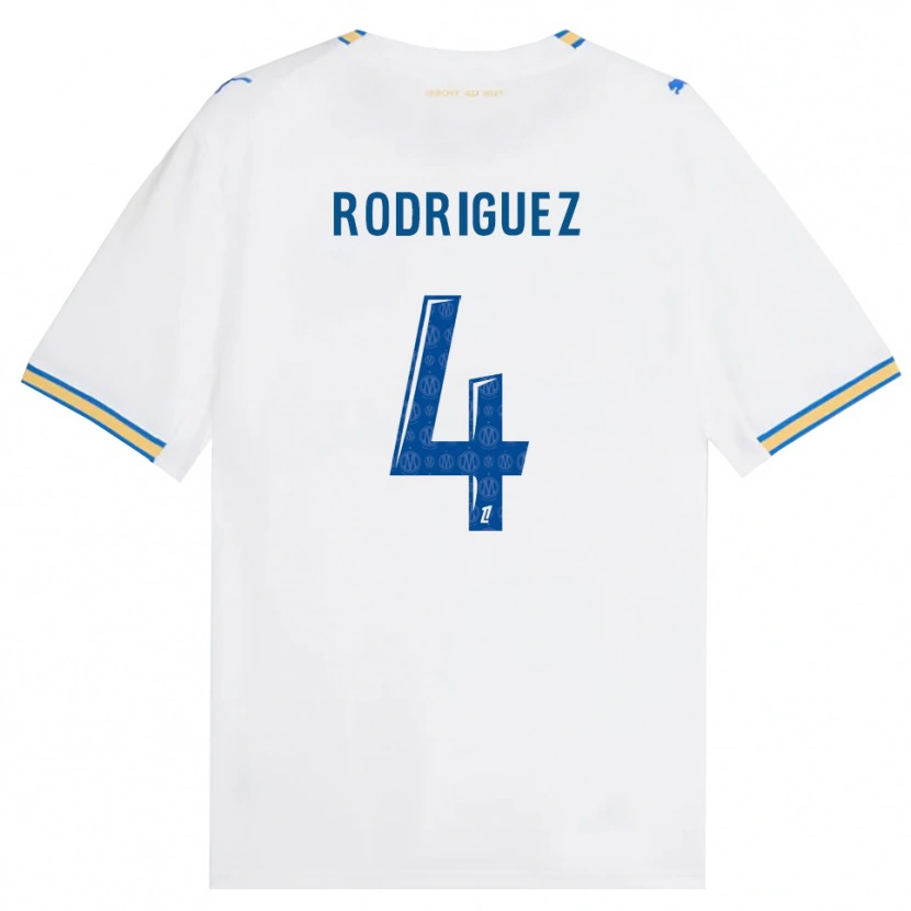 DanxenメンズRuben Rodriguez#4ドジャーブルー 白ホームシャツ2026/27ジャージーユニフォーム