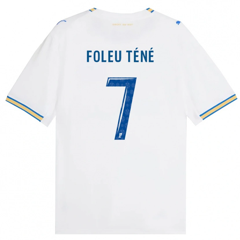 DanxenメンズKrys Foleu Téné#7ドジャーブルー 白ホームシャツ2026/27ジャージーユニフォーム