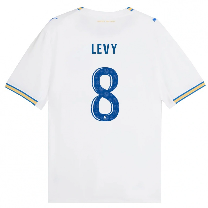 DanxenメンズBradley Levy#8ドジャーブルー 白ホームシャツ2026/27ジャージーユニフォーム