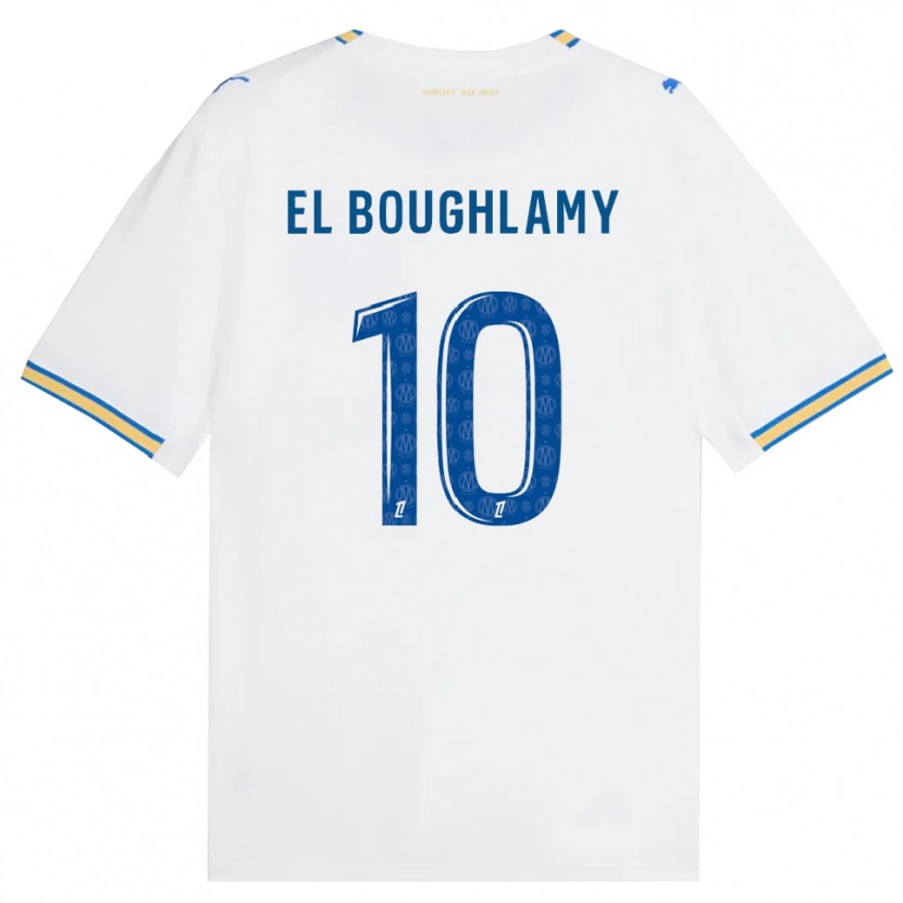 DanxenメンズAdam El Boughlamy#10ドジャーブルー 白ホームシャツ2026/27ジャージーユニフォーム