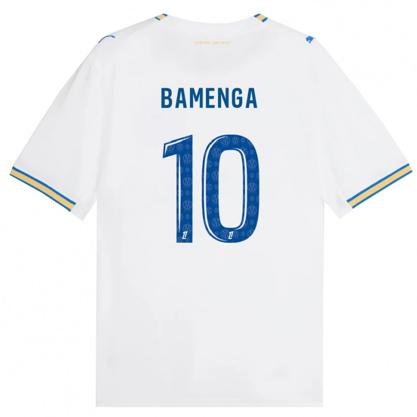 DanxenメンズNaomie Bamenga#10ドジャーブルー 白ホームシャツ2026/27ジャージーユニフォーム