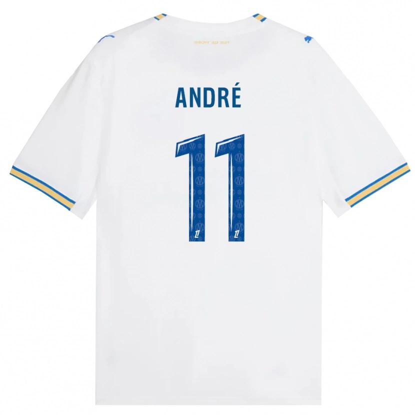 DanxenメンズKalvin André#11ドジャーブルー 白ホームシャツ2026/27ジャージーユニフォーム