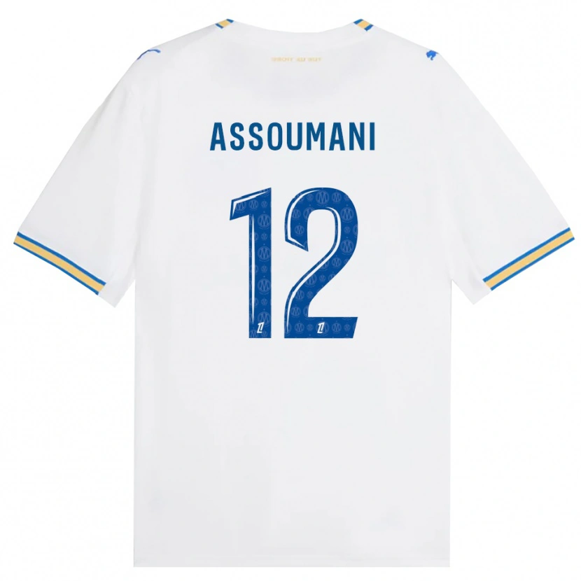 DanxenメンズSaïfi Assoumani#12ドジャーブルー 白ホームシャツ2026/27ジャージーユニフォーム