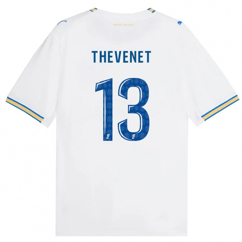 DanxenメンズMaxence Thevenet#13ドジャーブルー 白ホームシャツ2026/27ジャージーユニフォーム