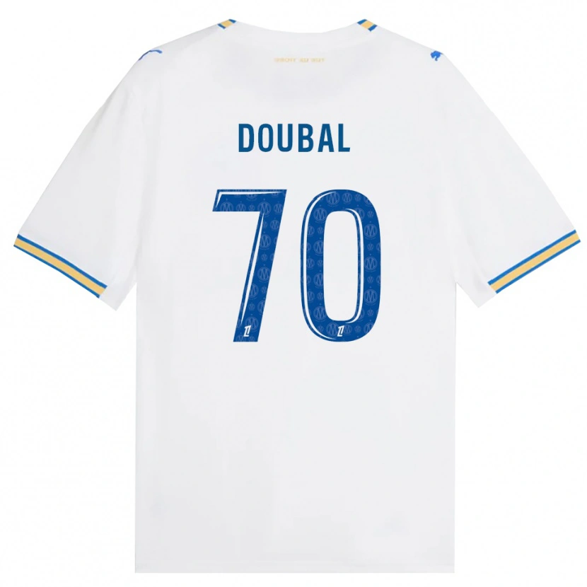 DanxenメンズAnis Doubal#70ドジャーブルー 白ホームシャツ2026/27ジャージーユニフォーム