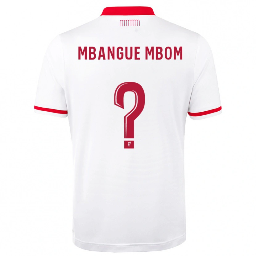 DanxenメンズEnzo Mbangue Mbom#0赤 白ホームシャツ2026/27ジャージーユニフォーム
