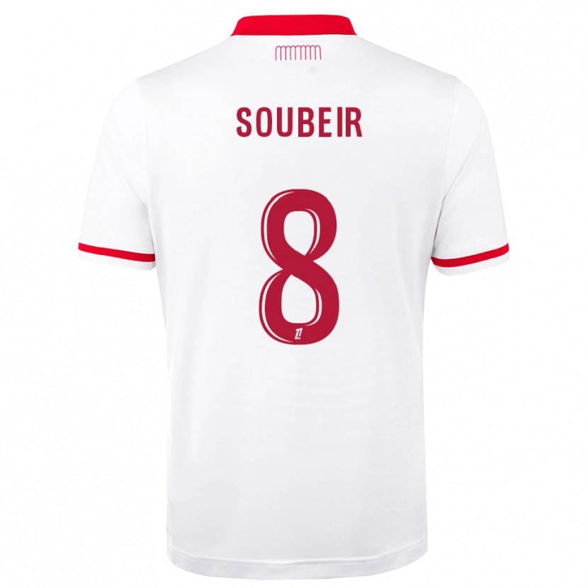 DanxenメンズAnis Soubeir#8赤 白ホームシャツ2026/27ジャージーユニフォーム