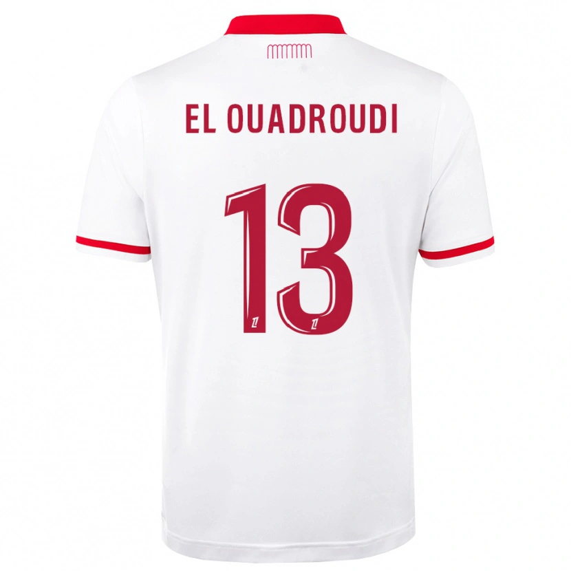 DanxenメンズImrane El Ouaroudi#13赤 白ホームシャツ2026/27ジャージーユニフォーム