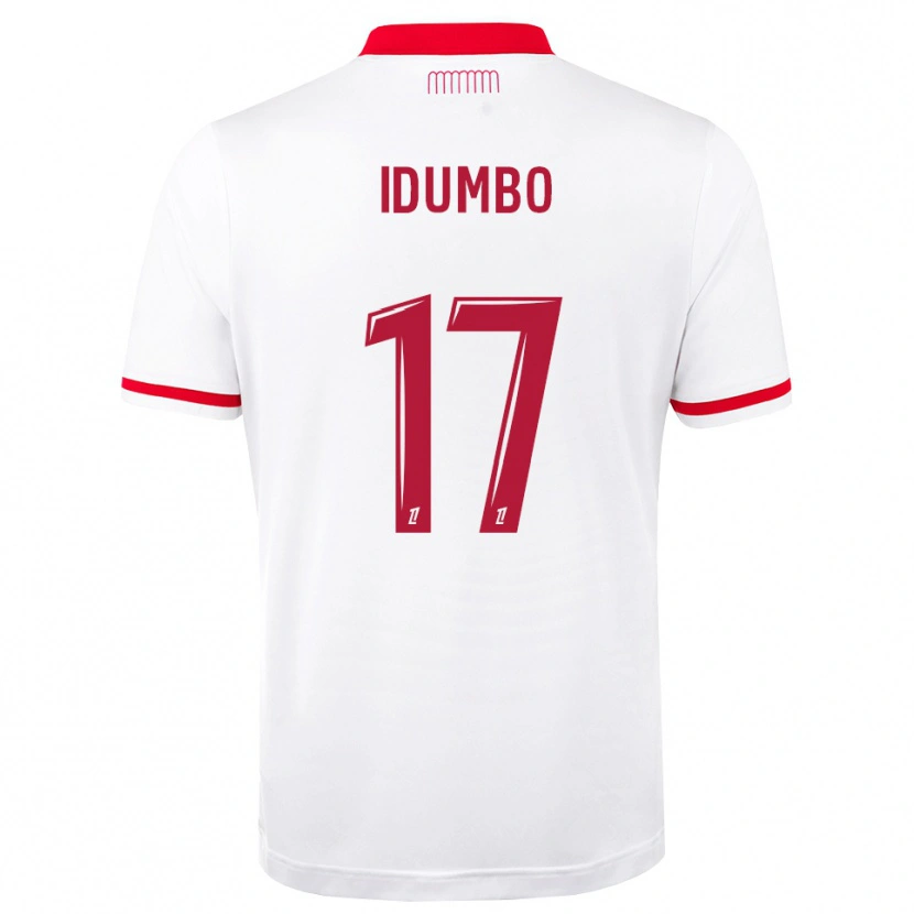 DanxenメンズStanis Idumbo#17赤 白ホームシャツ2026/27ジャージーユニフォーム