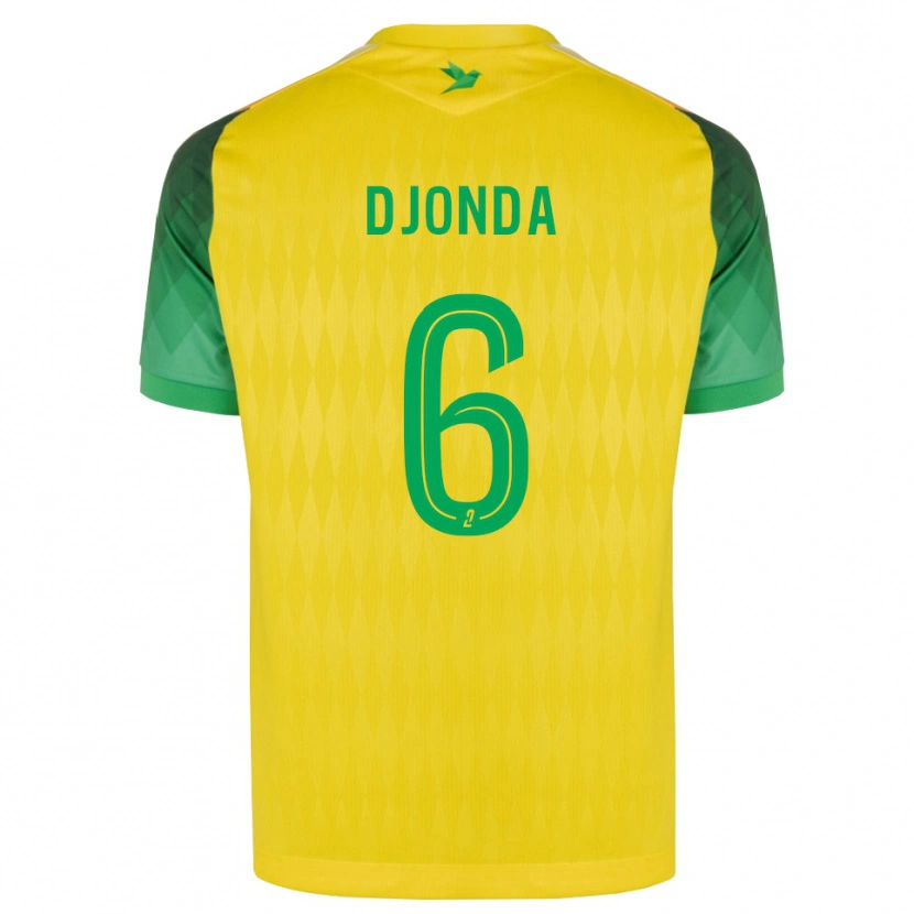 DanxenメンズChristian Djonda#6黄 緑 赤ホームシャツ2026/27ジャージーユニフォーム