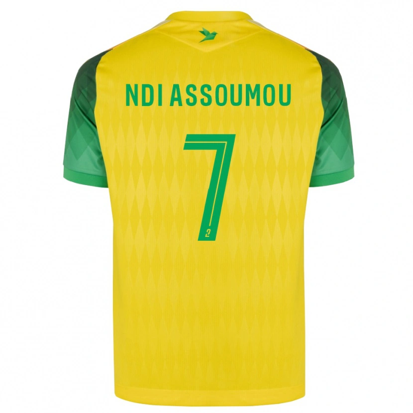 DanxenメンズFrédéric Ndi Assoumou#7黄 緑 赤ホームシャツ2026/27ジャージーユニフォーム