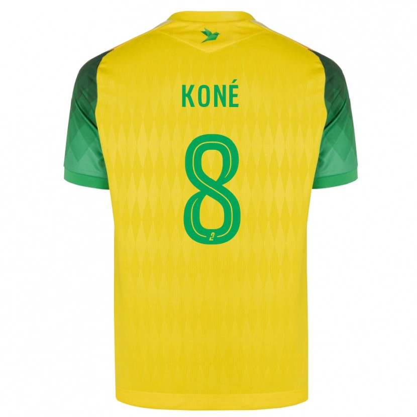 DanxenメンズKassoum Koné#8黄 緑 赤ホームシャツ2026/27ジャージーユニフォーム