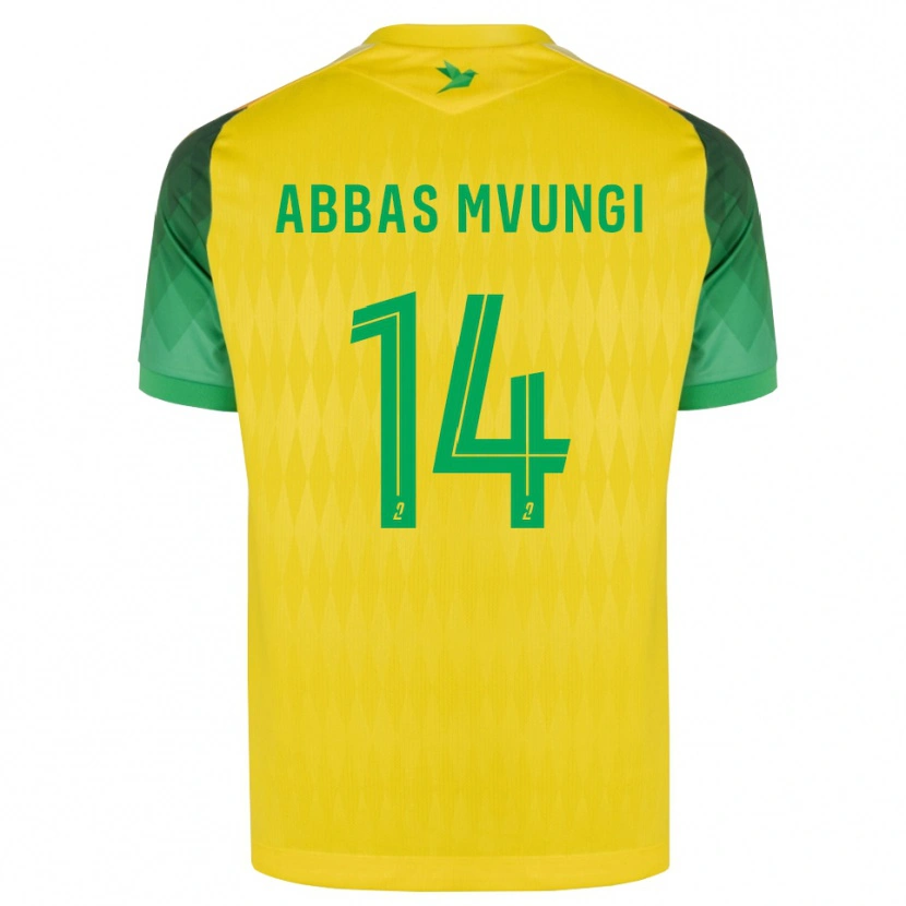 DanxenメンズOmar Abbas Mvungi#14黄 緑 赤ホームシャツ2026/27ジャージーユニフォーム