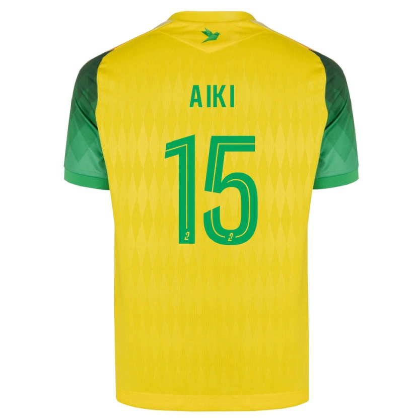 DanxenメンズAmed Aiki#15黄 緑 赤ホームシャツ2026/27ジャージーユニフォーム