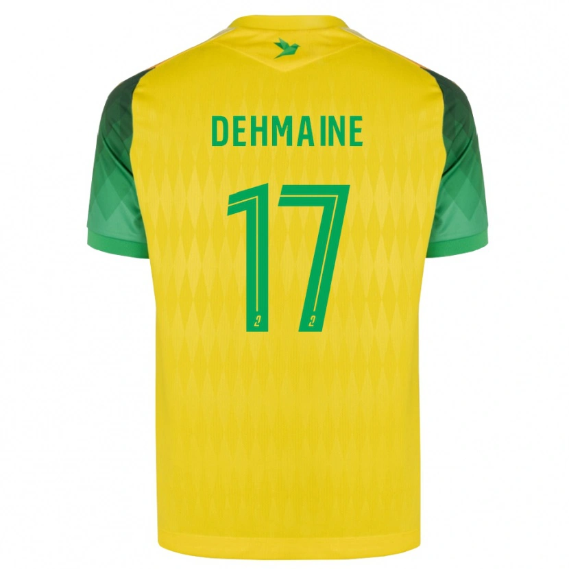 DanxenメンズDehmaine Tabibou#17黄 緑 赤ホームシャツ2026/27ジャージーユニフォーム