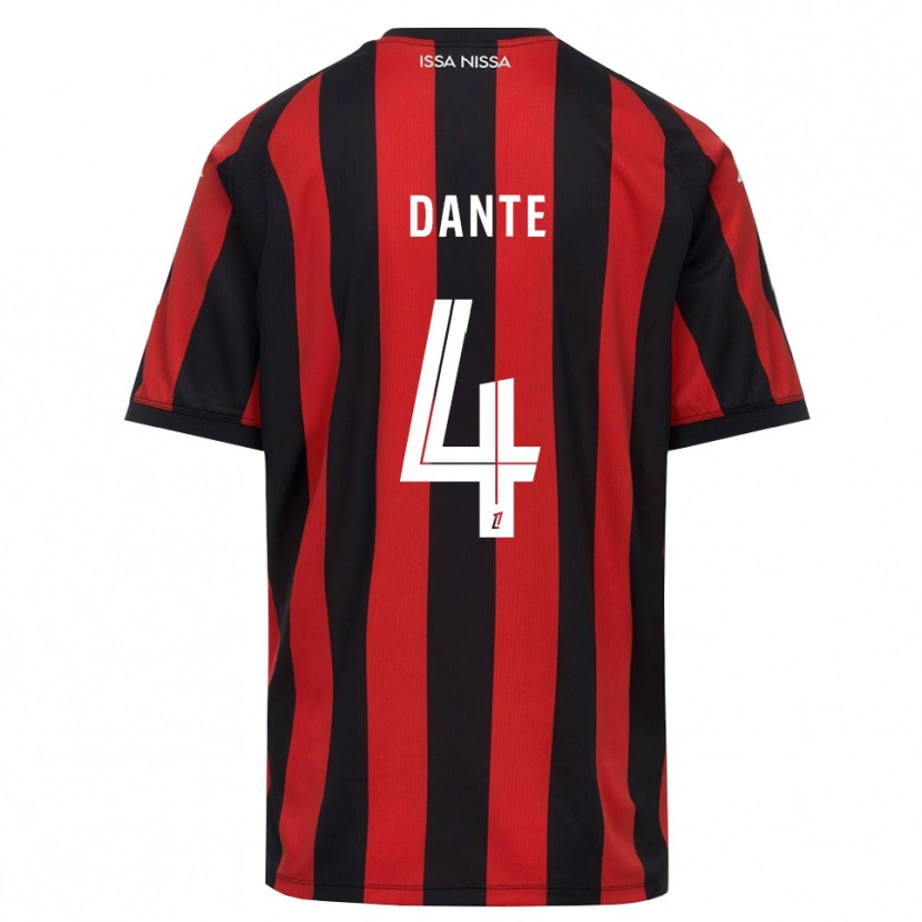 DanxenメンズDante#4赤 黒 白ホームシャツ2026/27ジャージーユニフォーム