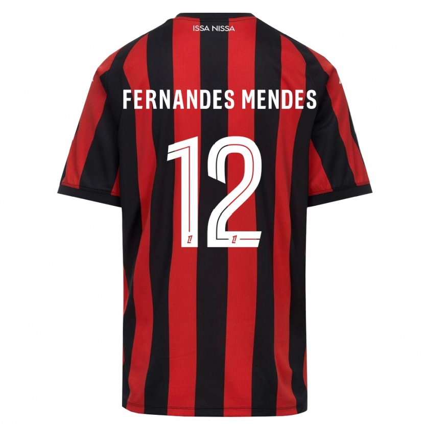 DanxenメンズMathis Fernandes Mendes#12赤 黒 白ホームシャツ2026/27ジャージーユニフォーム