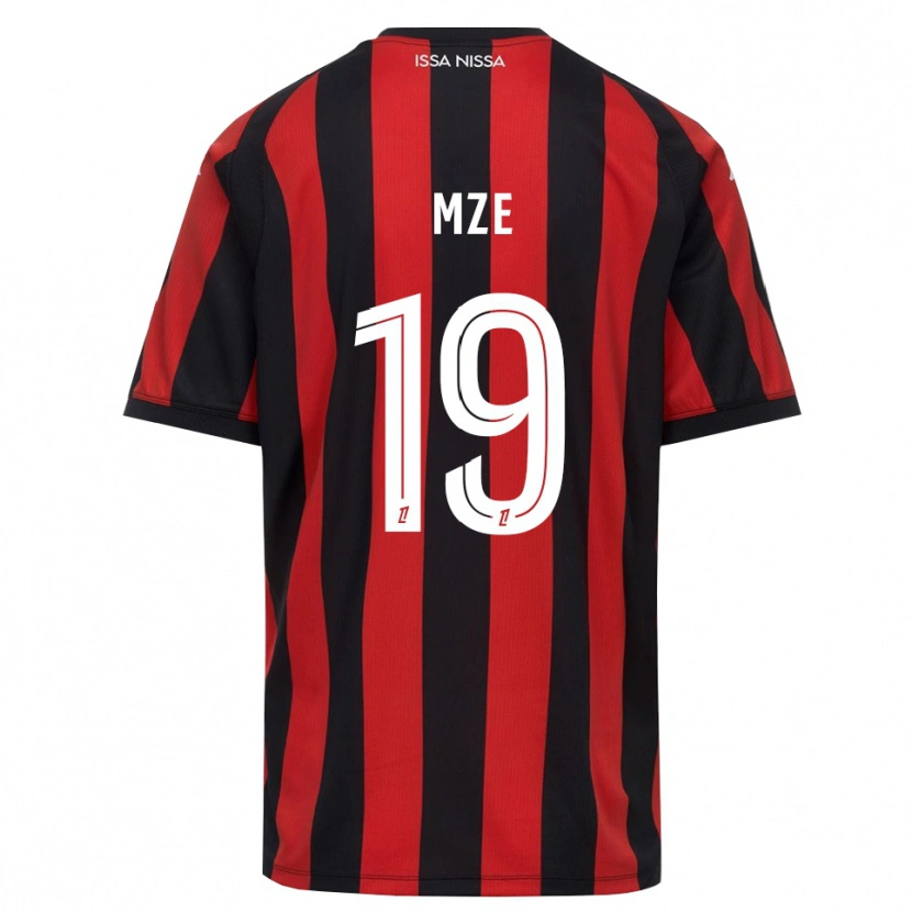 DanxenメンズYrma Mze Issa#19赤 黒 白ホームシャツ2026/27ジャージーユニフォーム