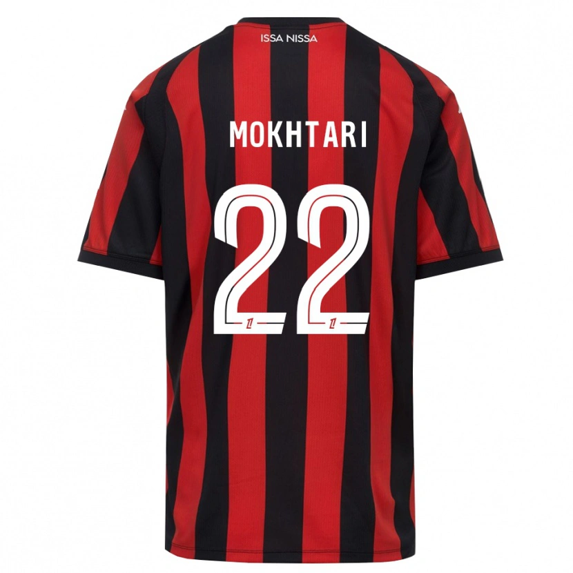 DanxenメンズJade Mokhtari#22赤 黒 白ホームシャツ2026/27ジャージーユニフォーム