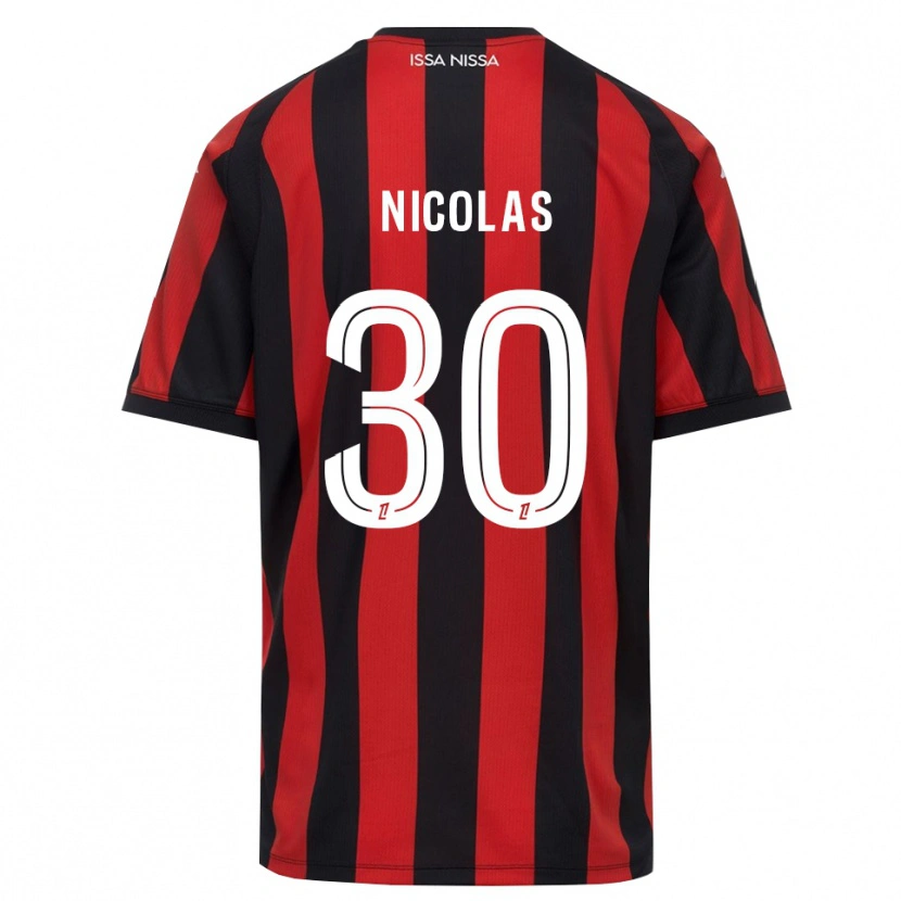 DanxenメンズLina-Lou Nicolas#30赤 黒 白ホームシャツ2026/27ジャージーユニフォーム