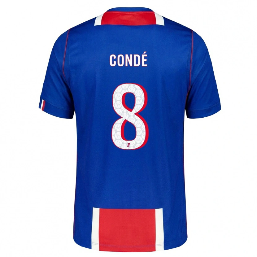 DanxenメンズAlkaly Condé#8赤 白 青ホームシャツ2026/27ジャージーユニフォーム
