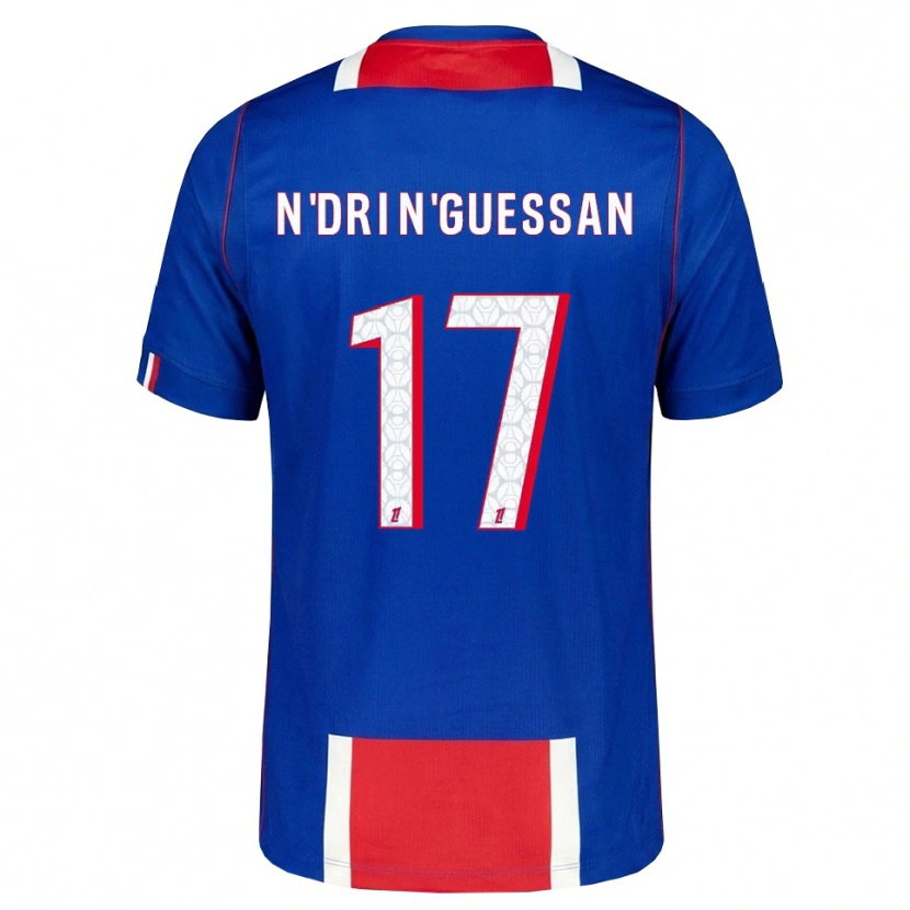 Danxenメンズランドリー・エンドリ・エンゲサン#17赤 白 青ホームシャツ2026/27ジャージーユニフォーム