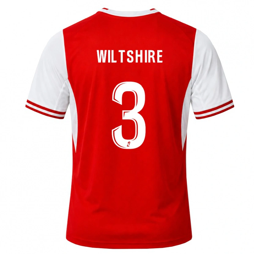 DanxenメンズTiernny Wiltshire#3赤 白ホームシャツ2026/27ジャージーユニフォーム