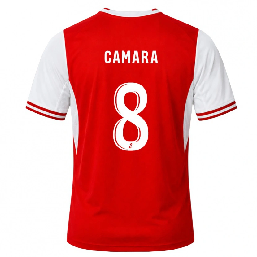 DanxenメンズAmara Camara#8赤 白ホームシャツ2026/27ジャージーユニフォーム
