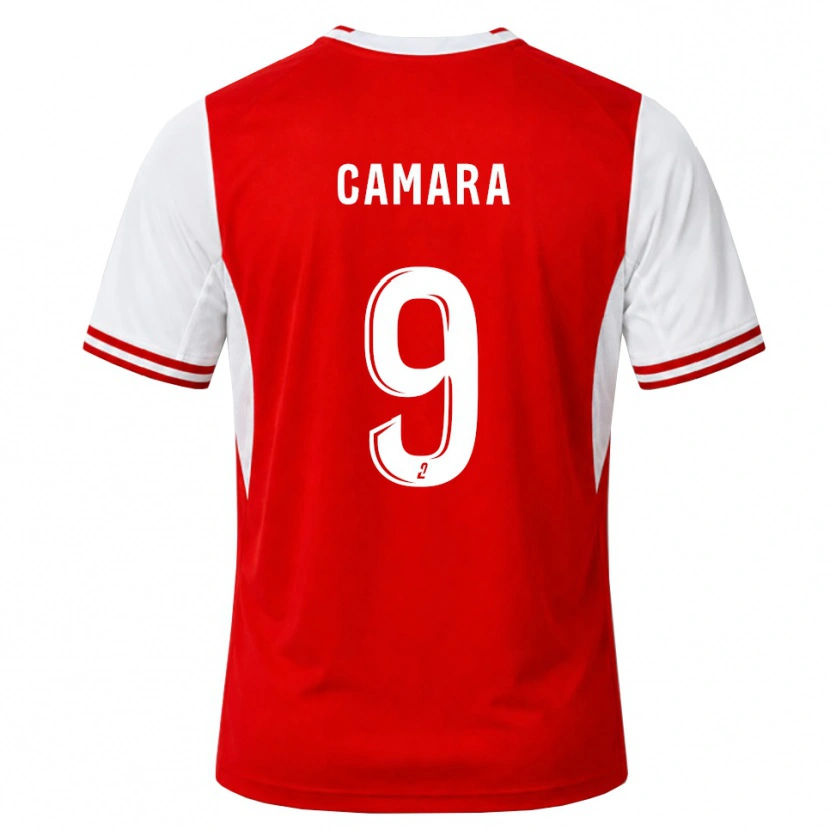 DanxenメンズCondé Camara#9赤 白ホームシャツ2026/27ジャージーユニフォーム