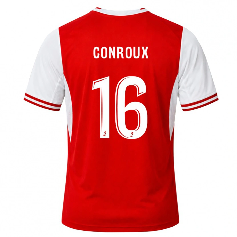 DanxenメンズAntonin Conroux#16赤 白ホームシャツ2026/27ジャージーユニフォーム