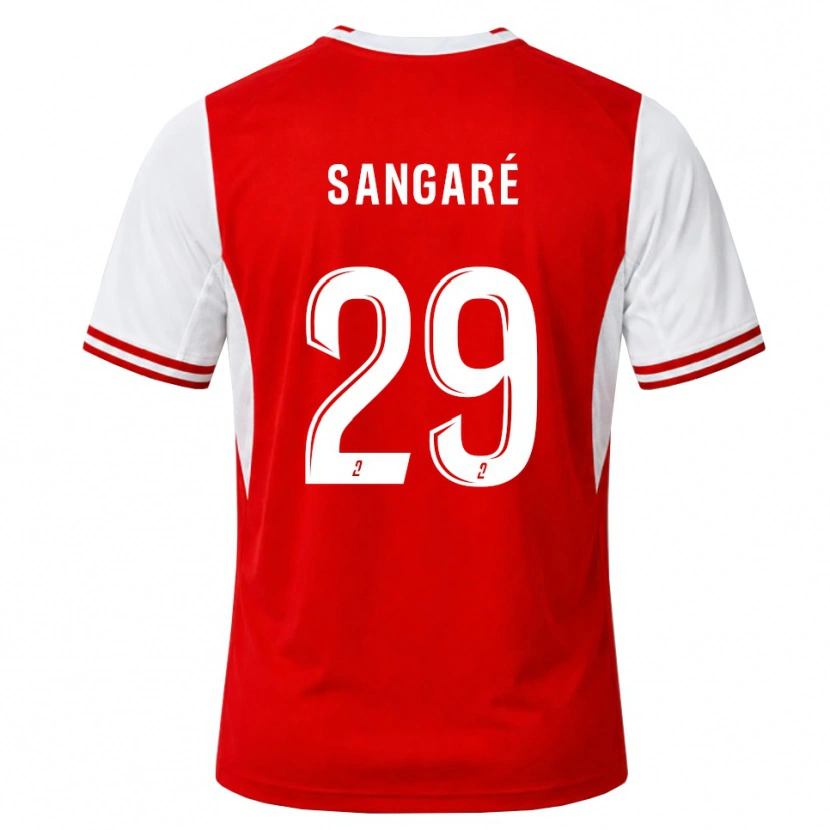 DanxenメンズHawa Sangaré#29赤 白ホームシャツ2026/27ジャージーユニフォーム