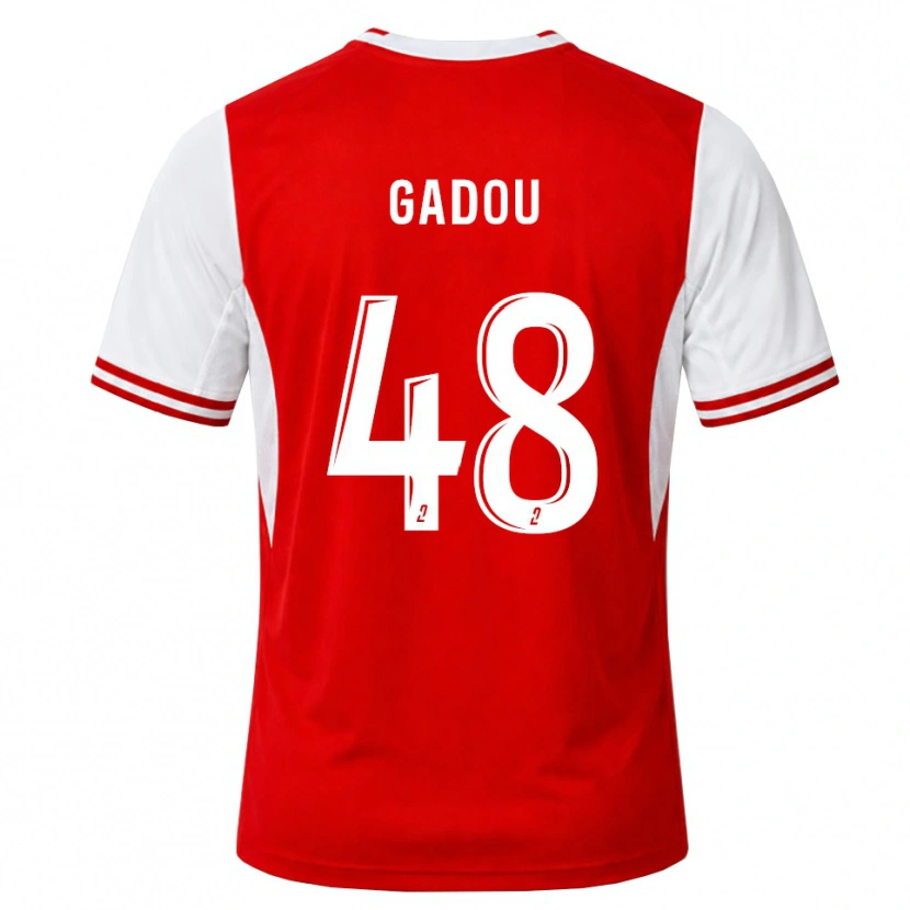 DanxenメンズArone Gadou#48赤 白ホームシャツ2026/27ジャージーユニフォーム